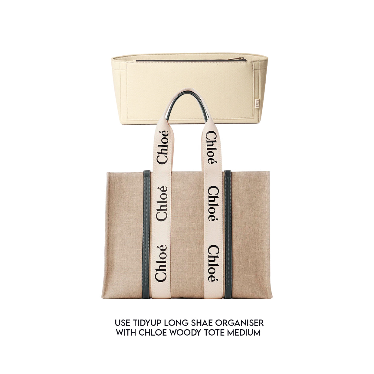 Chloe Woody Medium Tote Combo
