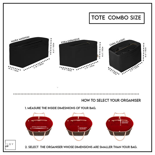 TidyUp Tote Combo - Pack of 3