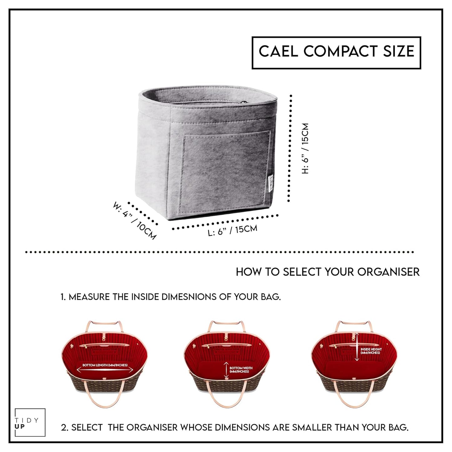 Cael Compact - Handbag Organizer