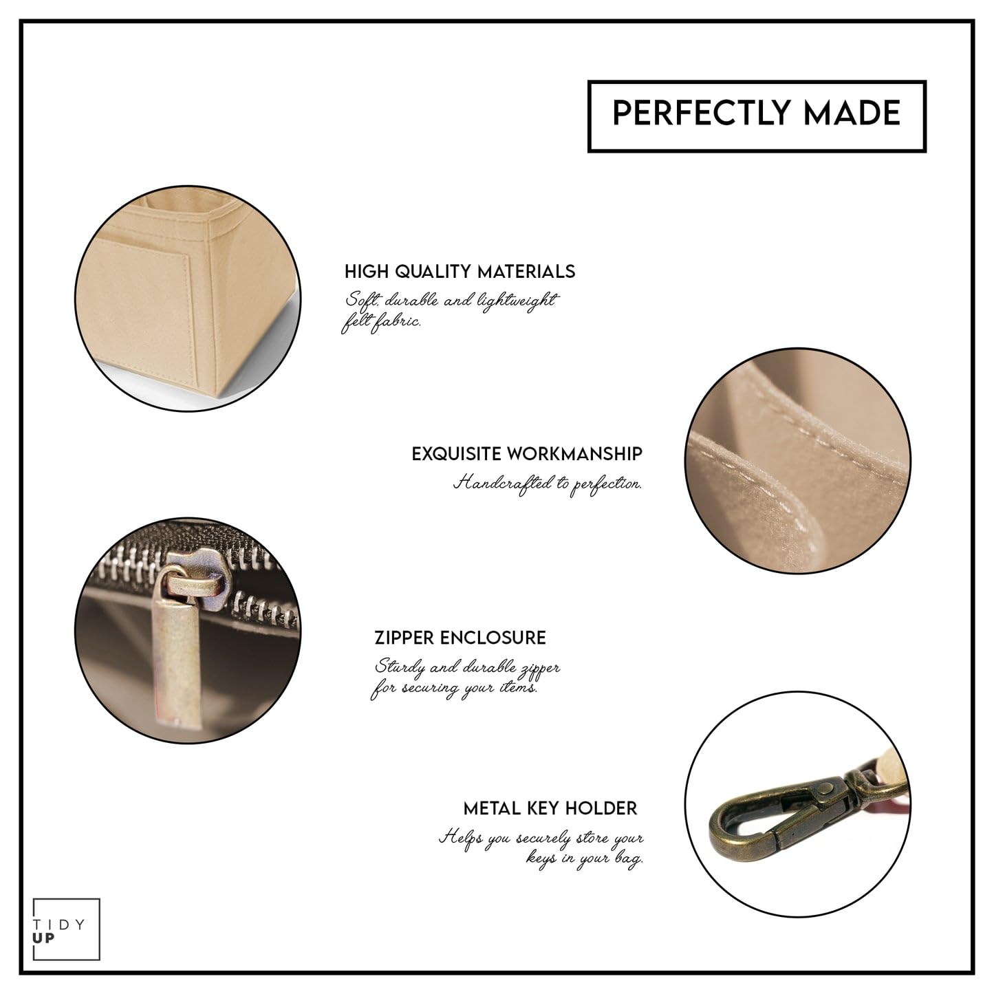 Medico Bag Organiser - Medium Tote Bag Organizer