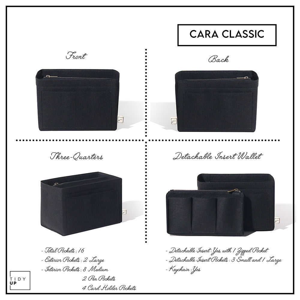 Classic Bag Organiser - Tote Bag Organiser Insert