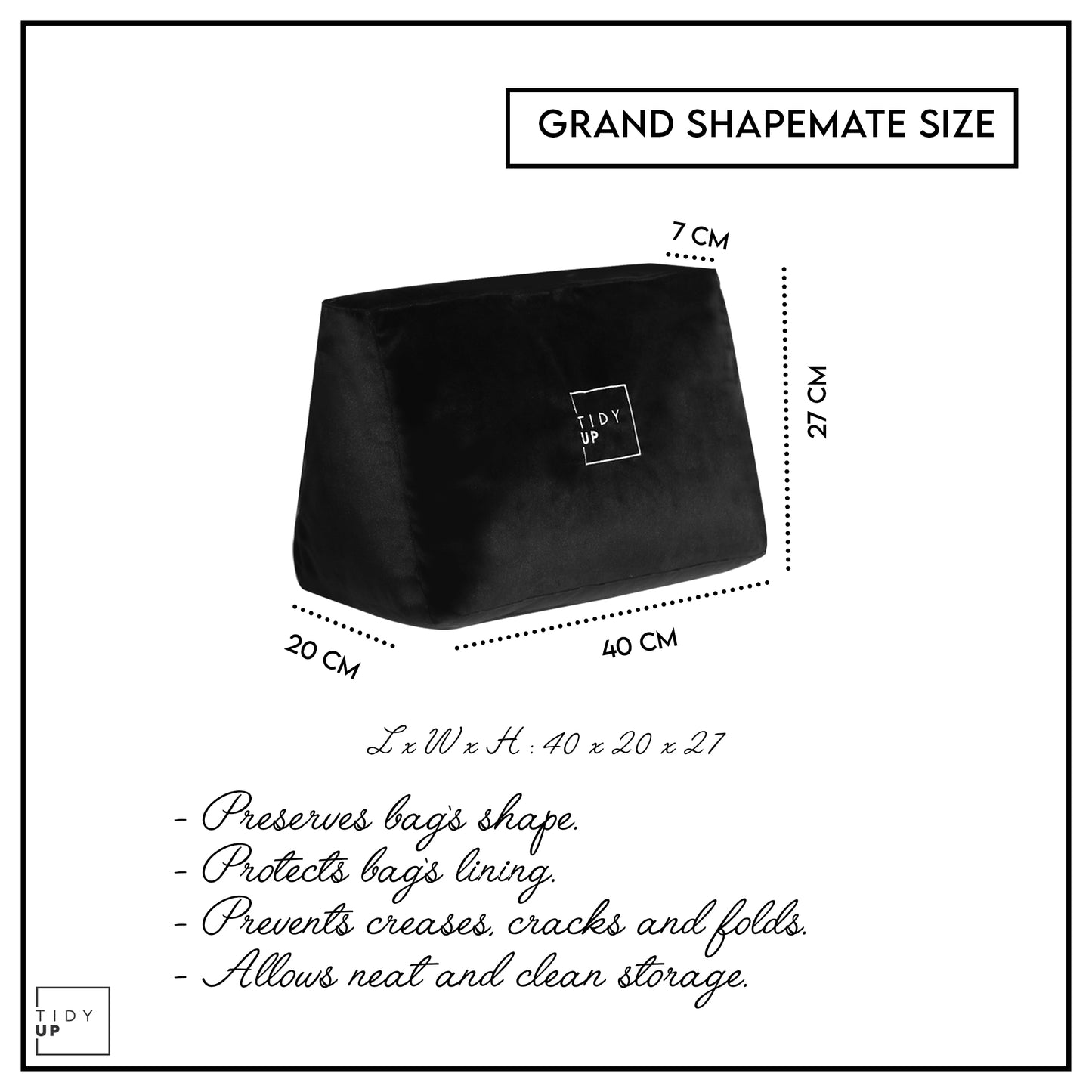 Grand Bag Shaper Size