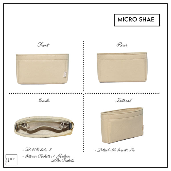 Micro - Bag Organiser Purse Organiser for Mini Bags