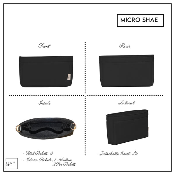 Micro - Bag Organiser Purse Organiser for Mini Bags