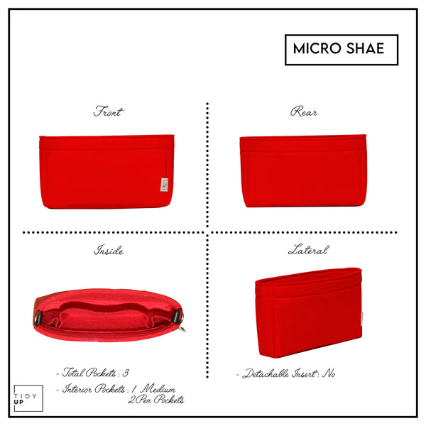 Micro - Bag Organiser Purse Organiser for Mini Bags